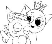 Coloriage Willow et Mario Ramirez Sprunki