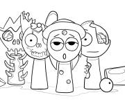 Coloriage Zombies Sprunki Phase 3