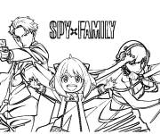 Coloriage Affiche Spy x Family