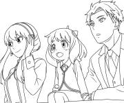 Coloriage Anya de Spy x Family