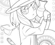 Coloriage Anya et des gadgets d'espionnage &agrave; profusion