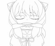 Coloriage Anya Forger de Spy x Family prise en otage