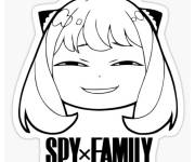 Coloriage Chef d'Anya de Spy x Famille