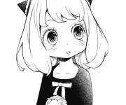 Coloriage L'adorable Anya Forger