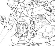 Coloriage Les aventures de l'anime Spy x Family