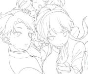 Coloriage Les protagonistes de Spy x Family