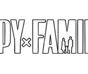Coloriage et dessins gratuit Logo Spy x Family à imprimer