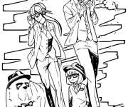 Coloriage Loid, Yor et Anya en mission