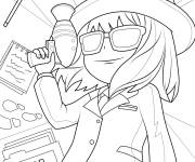 Coloriage Mission d'espionnage d'Anya de Spy x Family