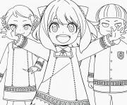 Coloriage Personnages enfants de Spy X Family