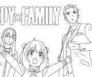 Coloriage Spy x Family manga