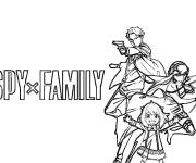 Coloriage et dessins gratuit Spy x Family petite section à imprimer