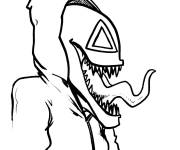 Coloriage et dessins gratuit Agent de Squid Game en mode Venom à imprimer