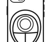 Coloriage Coque d'iPhone Squid Game