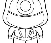 Coloriage Garde de Squid Games
