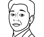 Coloriage Homme du m&eacute;tro de Squid Gamers
