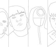 Coloriage Hwang Jun-Ho de Squid Game