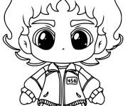 Coloriage Joueur Si Gi hun de Squid Game kawaii