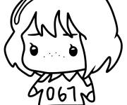 Coloriage Joueur Squid Games pour fille