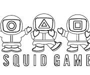 Coloriage Les soldats de Squid Games à télécharger