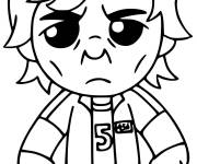 Coloriage Personnage Seong gi hun de Squid Games