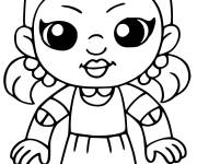 Coloriage Poup&eacute;e du jeu mortel de Squid Games