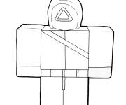 Coloriage Roblox de Squid Game