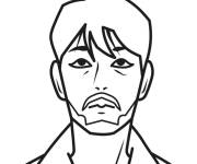 Coloriage Sang Woo stylis&eacute;