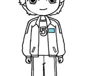 Coloriage Seong Gi-Hun le joueur num&eacute;ro 456
