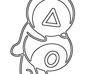Coloriage Smiley Garde Squid Game