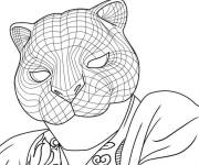 Coloriage Spectateur de jeu Squid Game