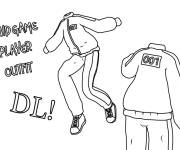 Coloriage Uniforme du joueur Squid Games