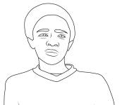Coloriage Adolescent Lucas de Stranger Things