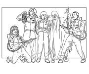 Coloriage Amiti&eacute; de Stranger Things