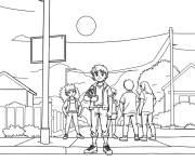 Coloriage Billy Hargrove de Stranger Things cp