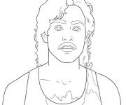 Coloriage Billy Hargrove r&eacute;aliste