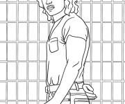 Coloriage Billy Hargrove vectoriel