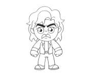 Coloriage et dessins gratuit Chibi Billy Stranger Things à imprimer