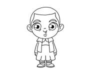 Coloriage et dessins gratuit Chibi eleven ps à imprimer