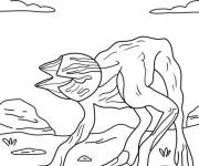 Coloriage D&eacute;modog de Stranger Things