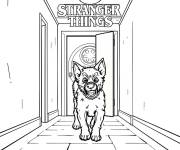 Coloriage Demodog Stranger Things