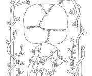 Coloriage Demogorgon &agrave; motif pour enfants
