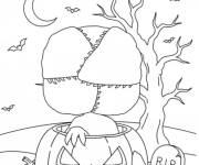 Coloriage Demogrogon pour Halloween