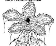 Coloriage Demogrogon Stranger Things