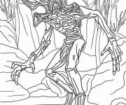 Coloriage Demogrogon stylis&eacute;
