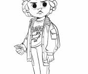 Coloriage Dustin mignon