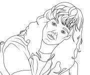 Coloriage Eddie Munson triste