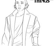 Coloriage Eleven de la 3eme saison Stranger Things
