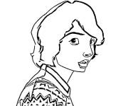 Coloriage Finn Wolfard de Stranger Things
