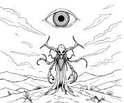 Coloriage Flagelleur Mental de Stranger Things 4